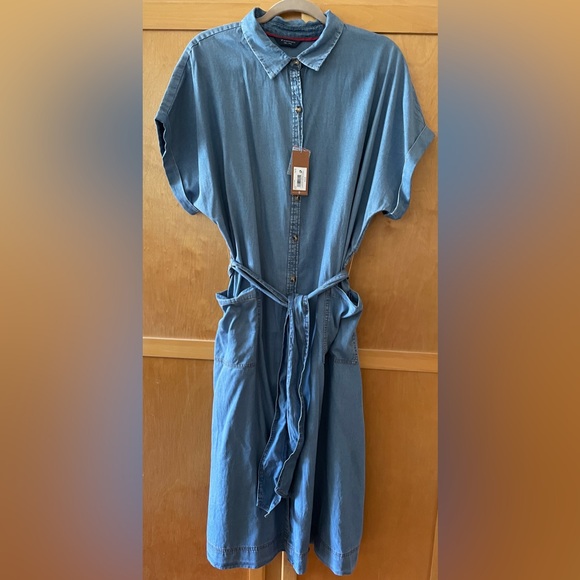 Denim Shirt Dress XXL Brand New - Picture 5 of 10